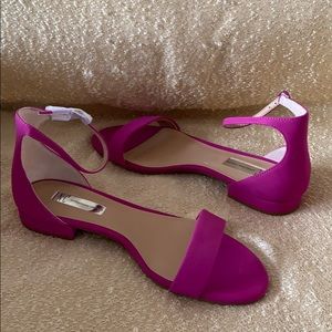 INC Fuchsia Suede-Like Shoes